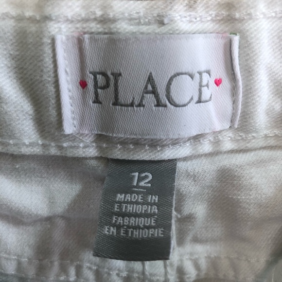 Children’s Place girl’s white shorts. - Picture 4 of 7